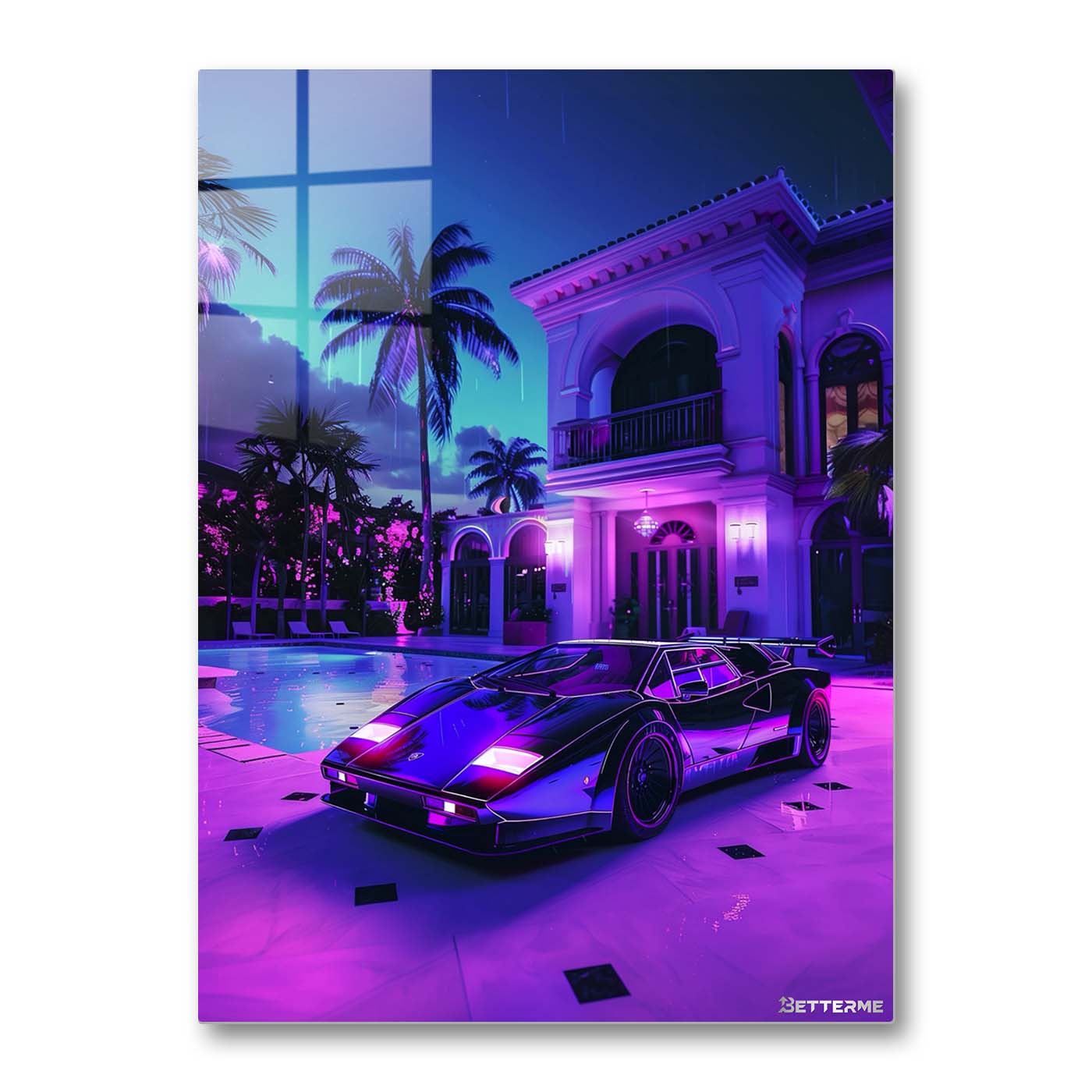 Lamborghini Countach _ Gaming Wall Art