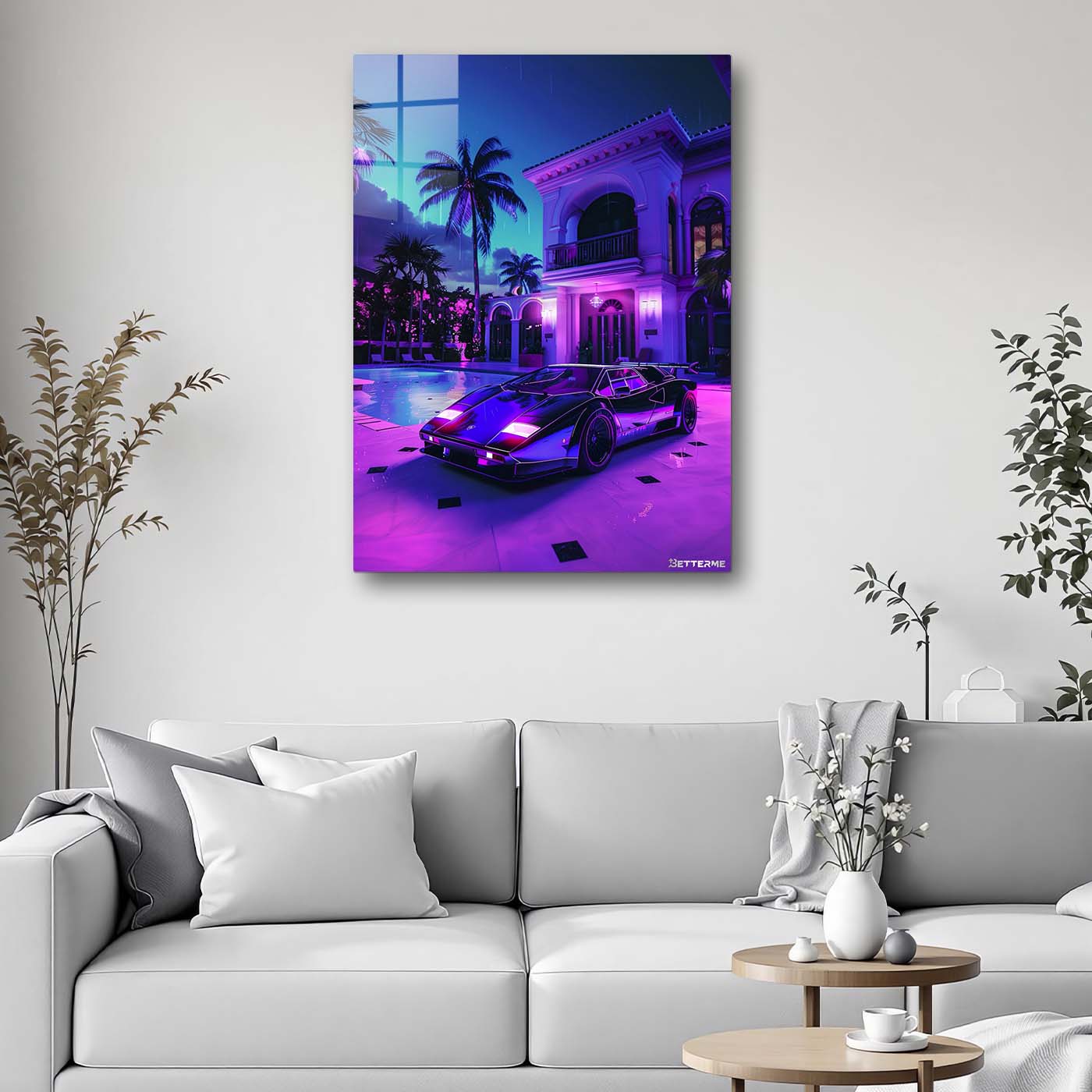 Lamborghini Countach _ Gaming Wall Art