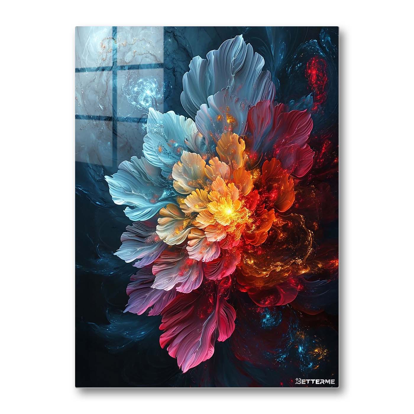 Neon Light Flower