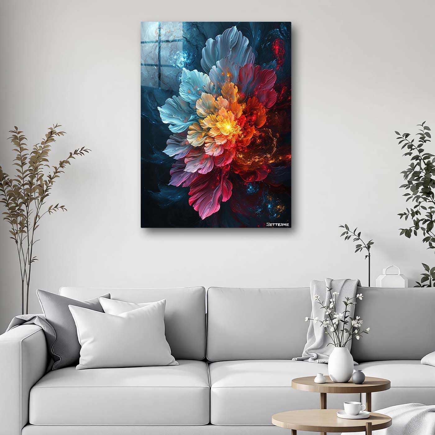 Neon Light Flower