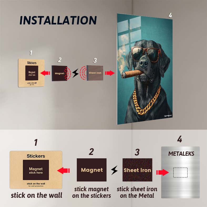 The smoking dog