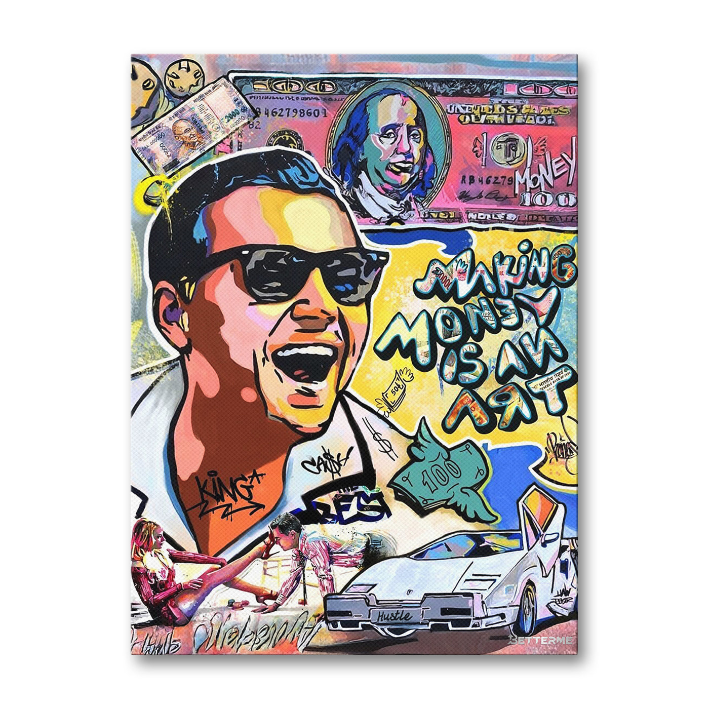 Wolf of Wall Street Art