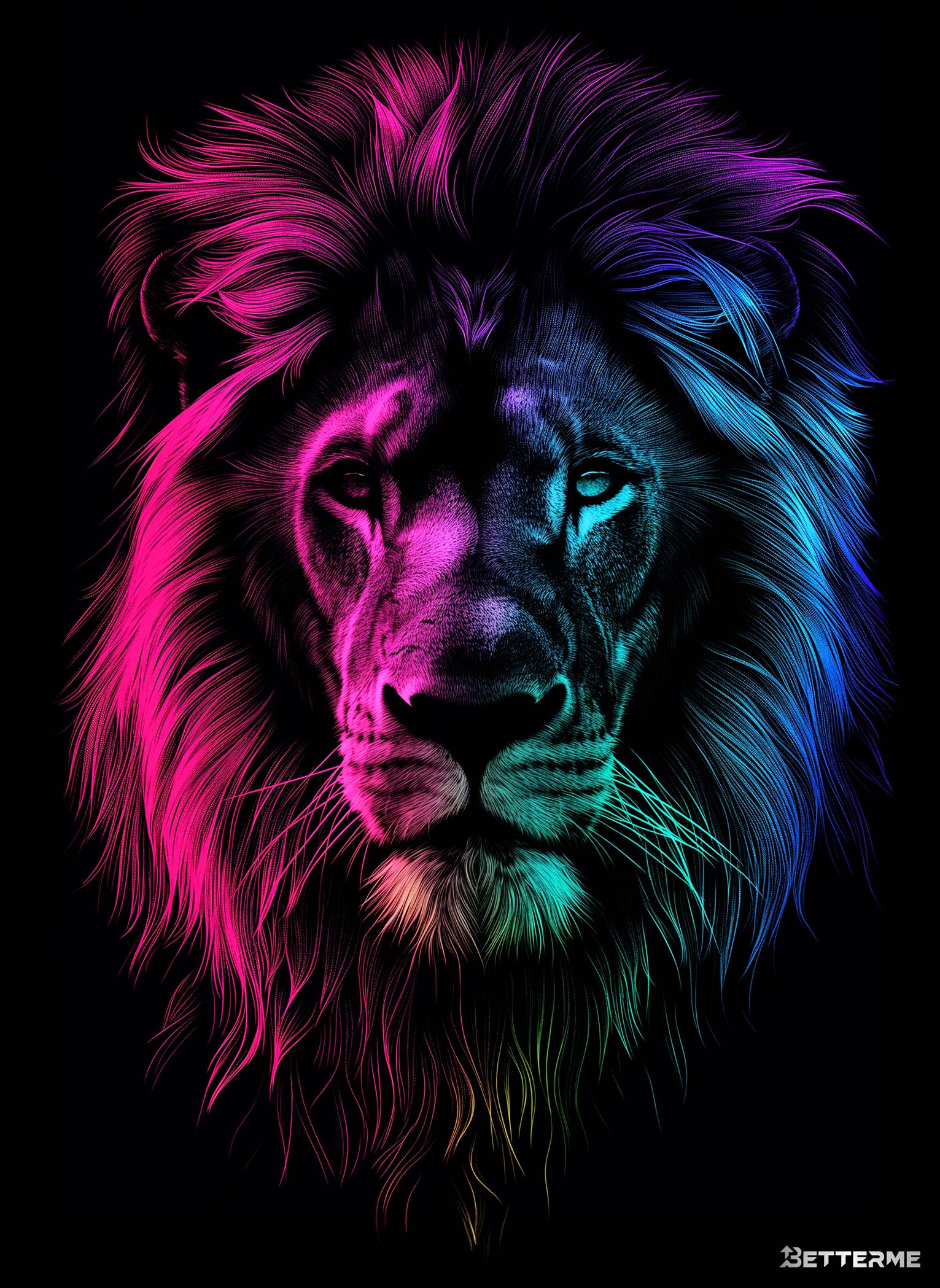 BO0009 Lion Neon