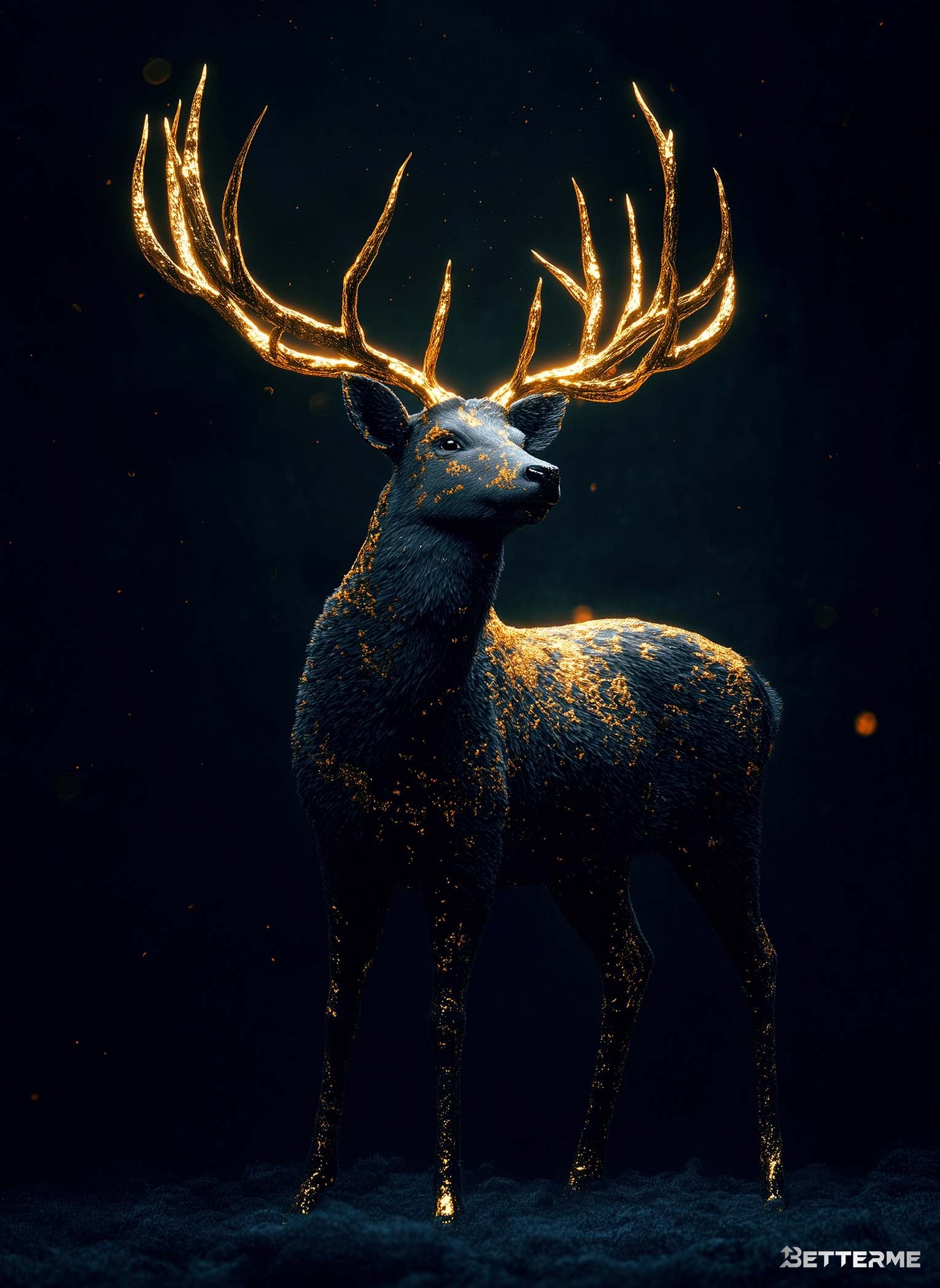 BO0014 Golden Deer