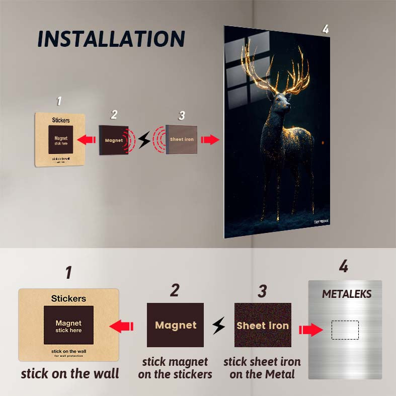 BO0014 Golden Deer