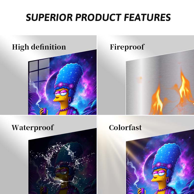 Blazed Marge Simpson