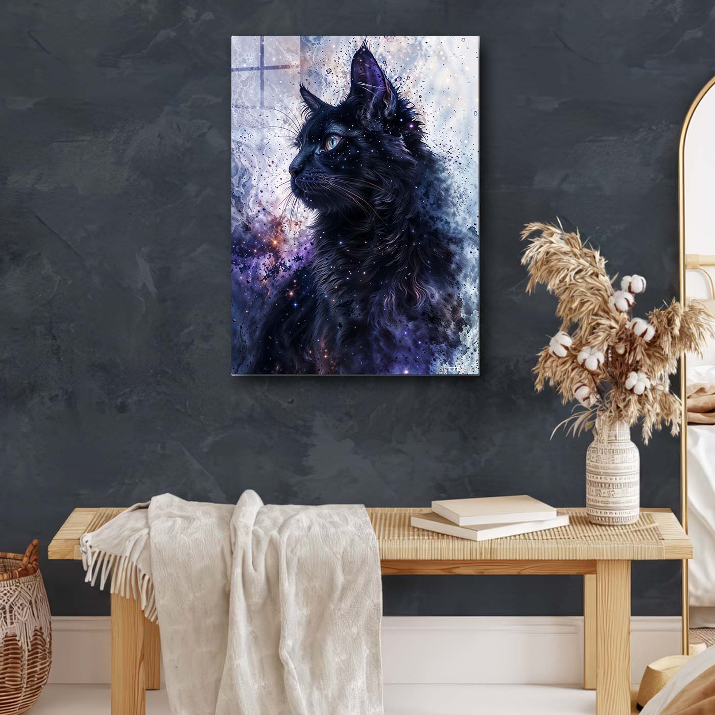 Cosmic Space Black Cat