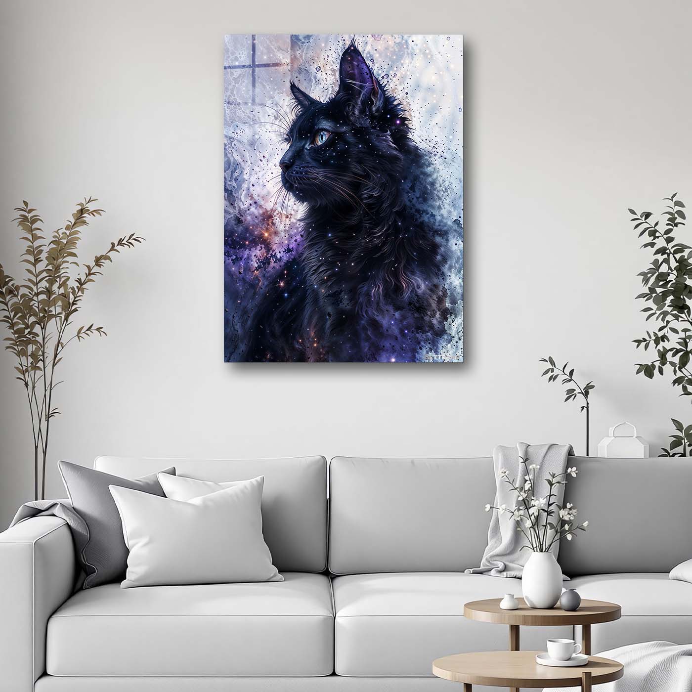 Cosmic Space Black Cat