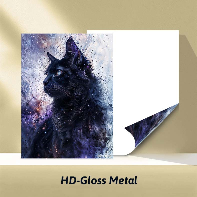 Cosmic Space Black Cat