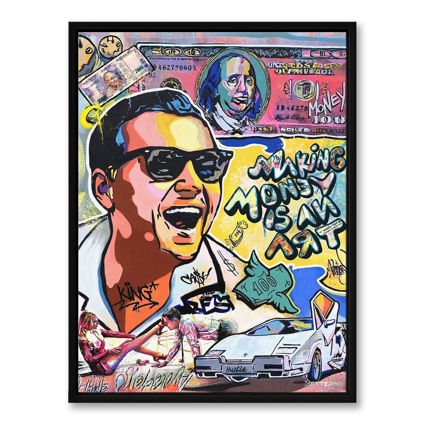 Wolf of Wall Street Art