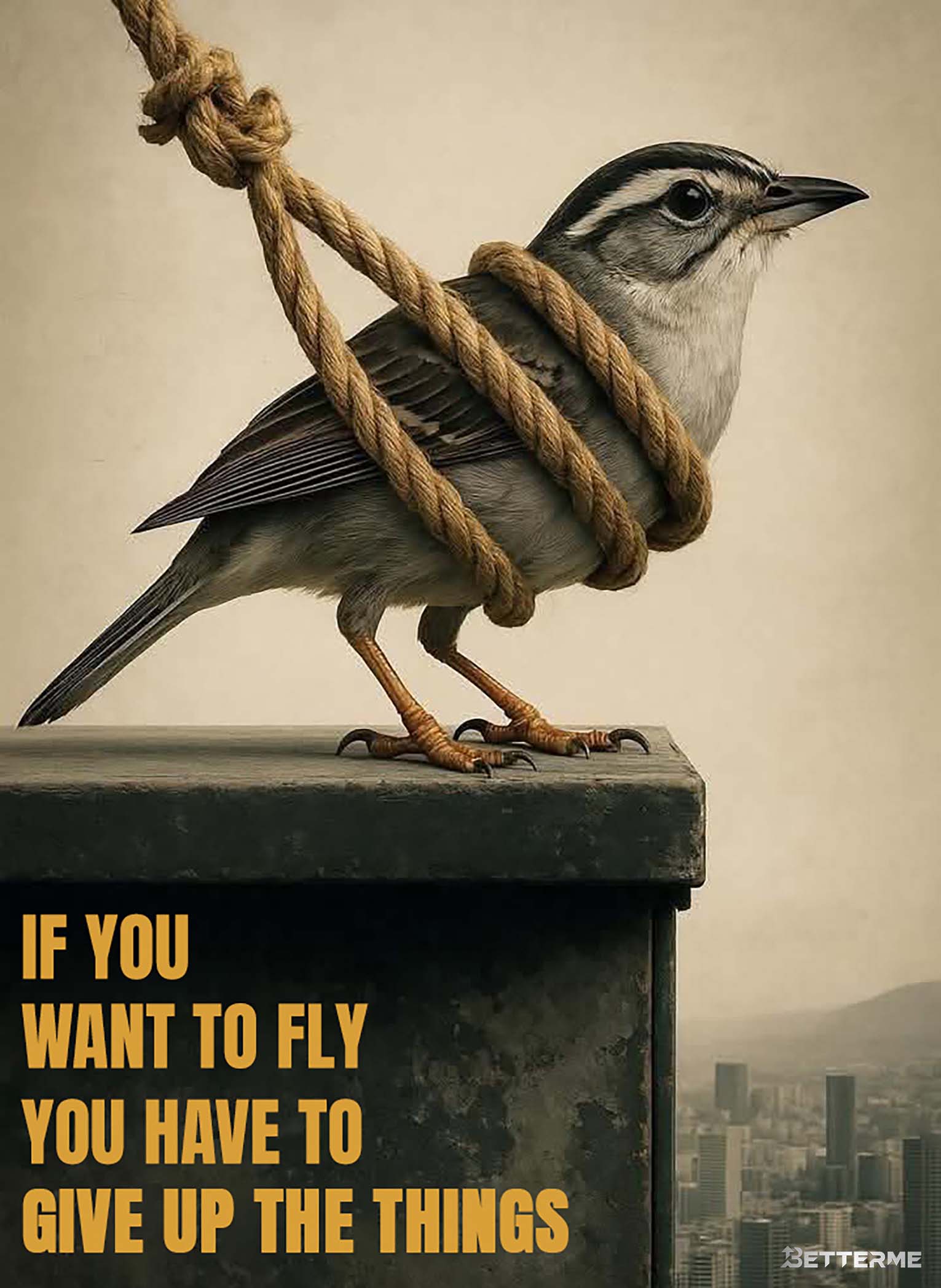 if you want to fly