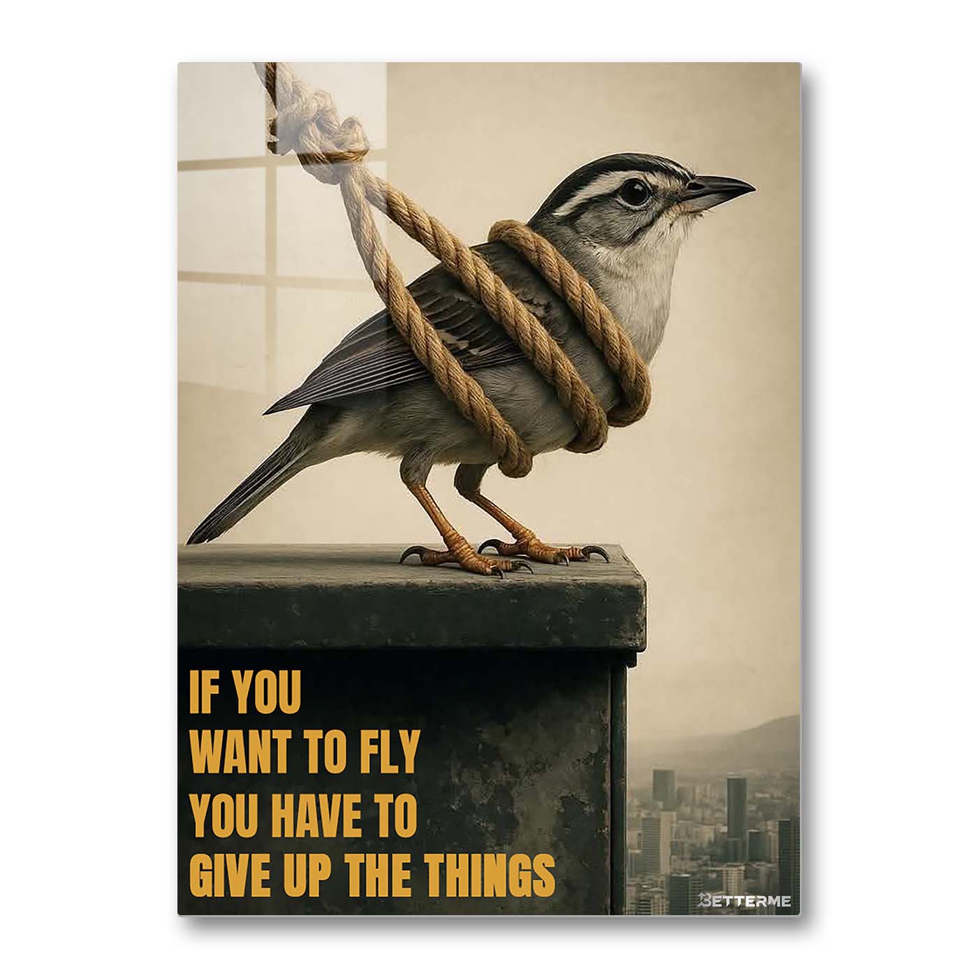 if you want to fly